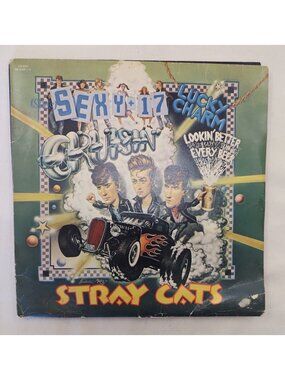 Stray Cats Cruisin 7 Inch Vinyl Single EMI America Rockabilly 45